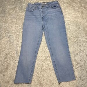 Levi's Women's Straight Leg High Rise Skinny 721 Jeans in Light Blue
